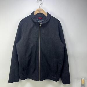 Vintage Abercrombie & Fitch Men's Wool Blend Jacket Large